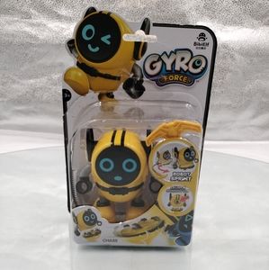 Gyro Force Robot Spinning Battle & Gyroscope Pull String (Beyblade Type)